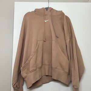 Tan Nike hoodie